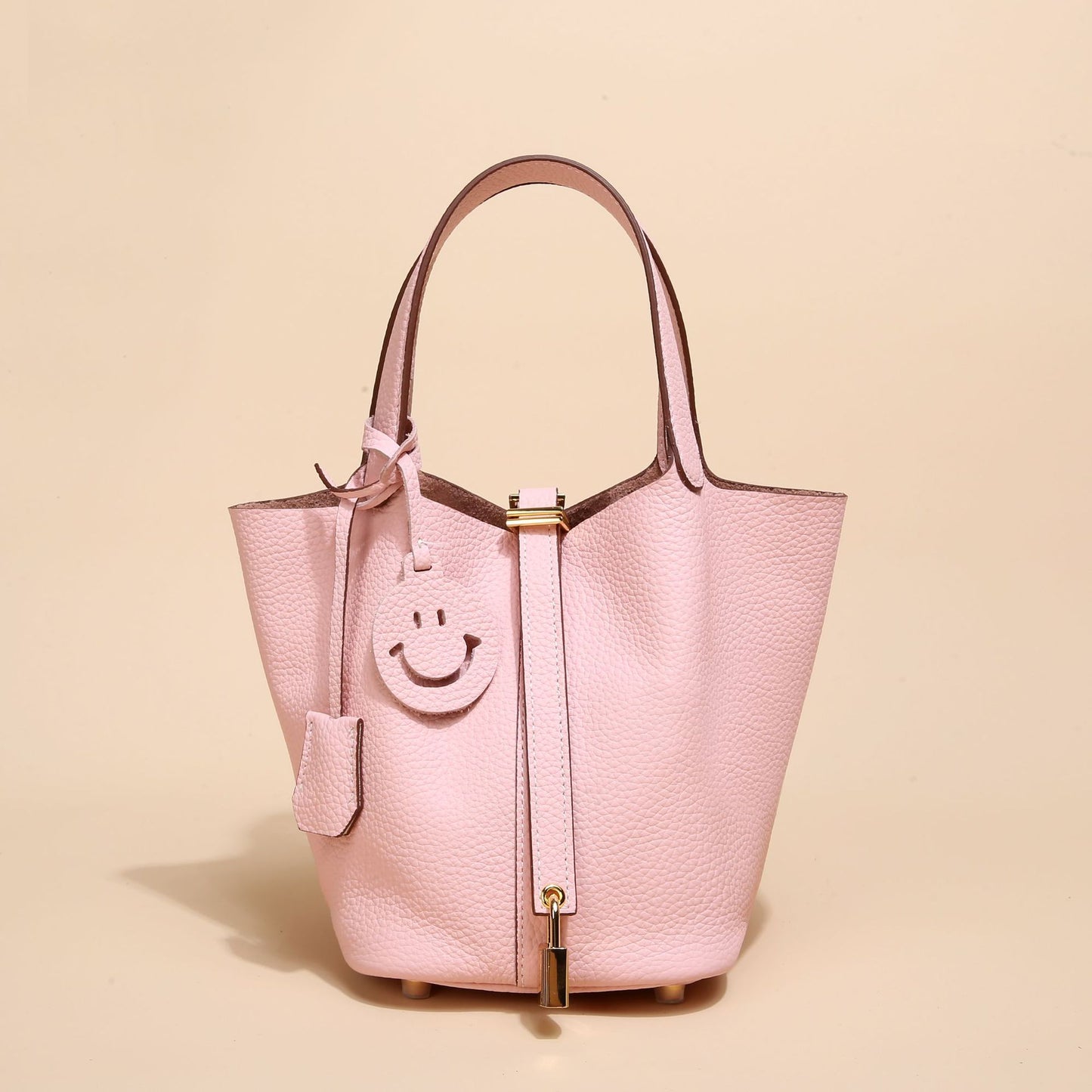 Women's Vegetable Basket Genuine Leather Large Capacity Handbags