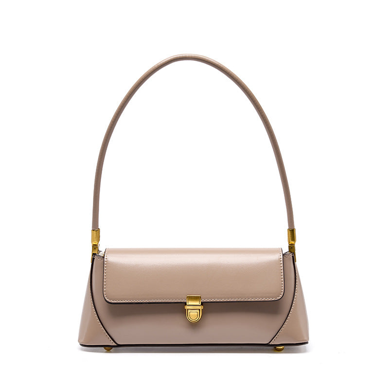 Fashion Elegant Autumn Underarm Genuine Leather Handbags