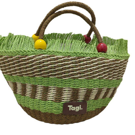 Fruit Woven Portable Picnic Vegetable Basket Handbags