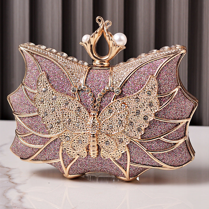 Women's Fashion Luxury Dinner Hollow Butterfly Party Evening Bags