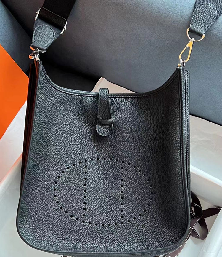 Women's Ding High-grade Wax Line First Layer Cowhide Cross Crossbody Bags