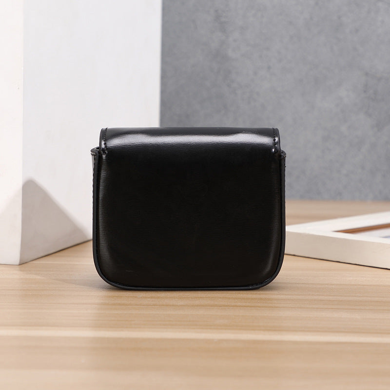 Spring Genuine Leather Arc Cute Mini Shoulder Bags