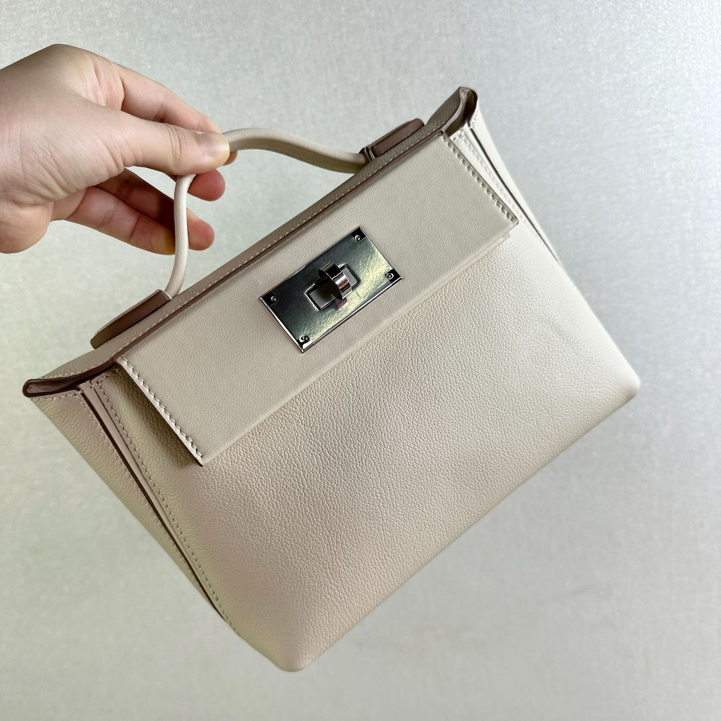 Women's Top Layer Leather Cowhide Kelly Wings Crossbody Bags