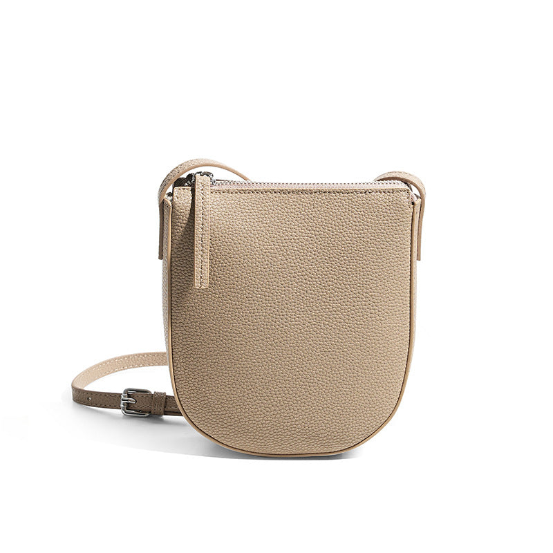Leather Large Capacity Korean Style Mobile Crossbody Bags