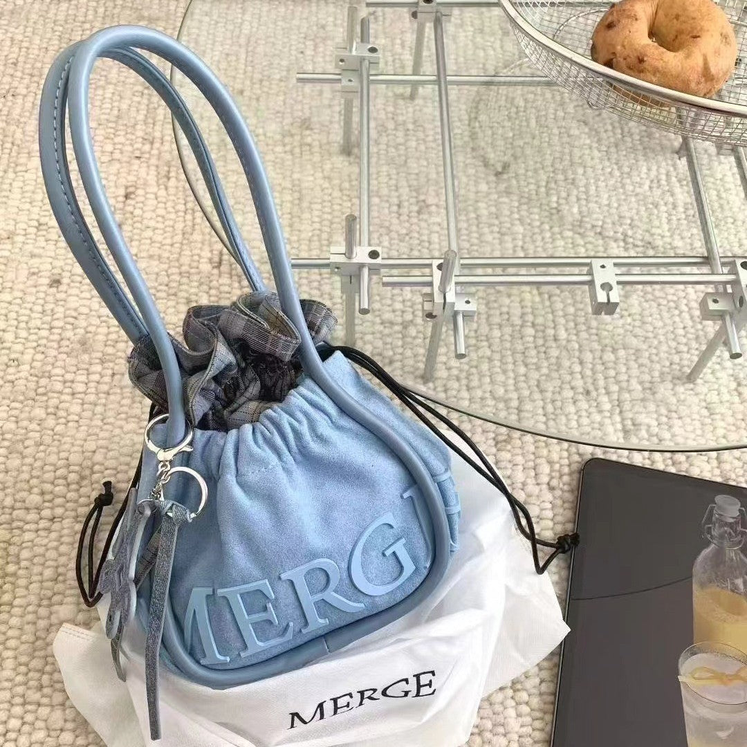 Medium Large Capacity Totes Deerskin Veet Shoulder Bags