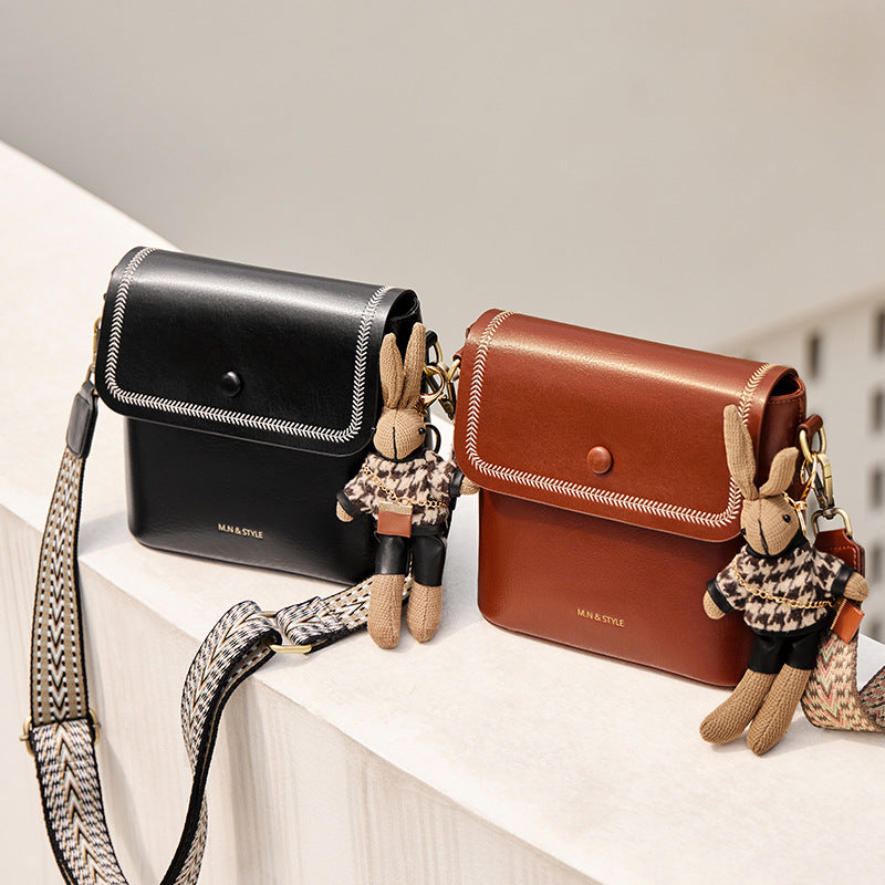 Women's Summer High-grade Versatile Pouch Genuine Leather Shoulder Bags