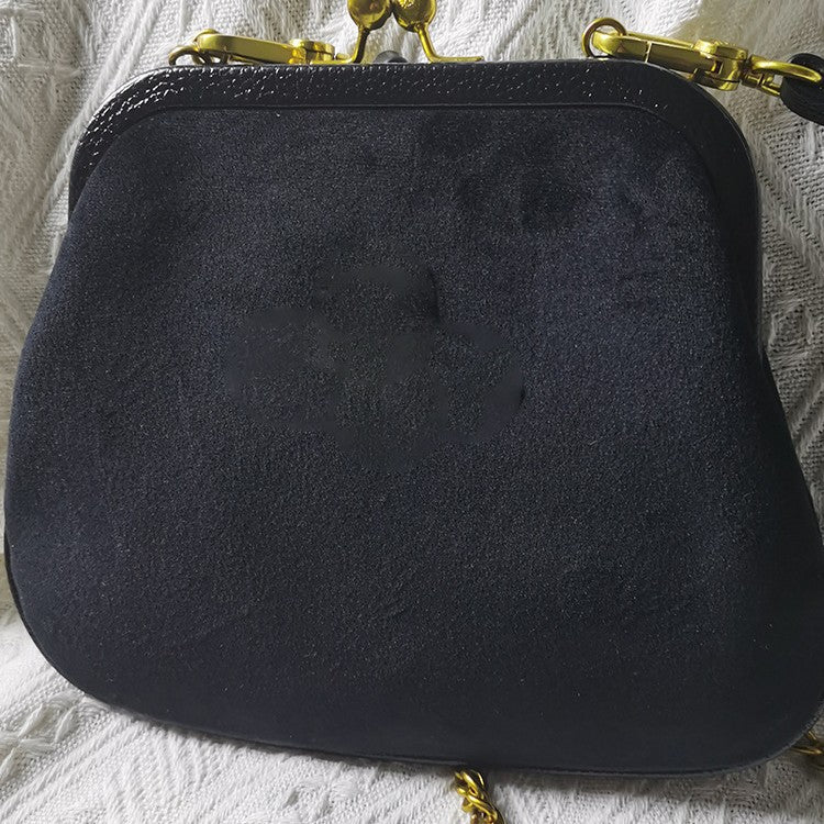 Saturn Embroidered Veet Mobile Large Clip Phone Bags