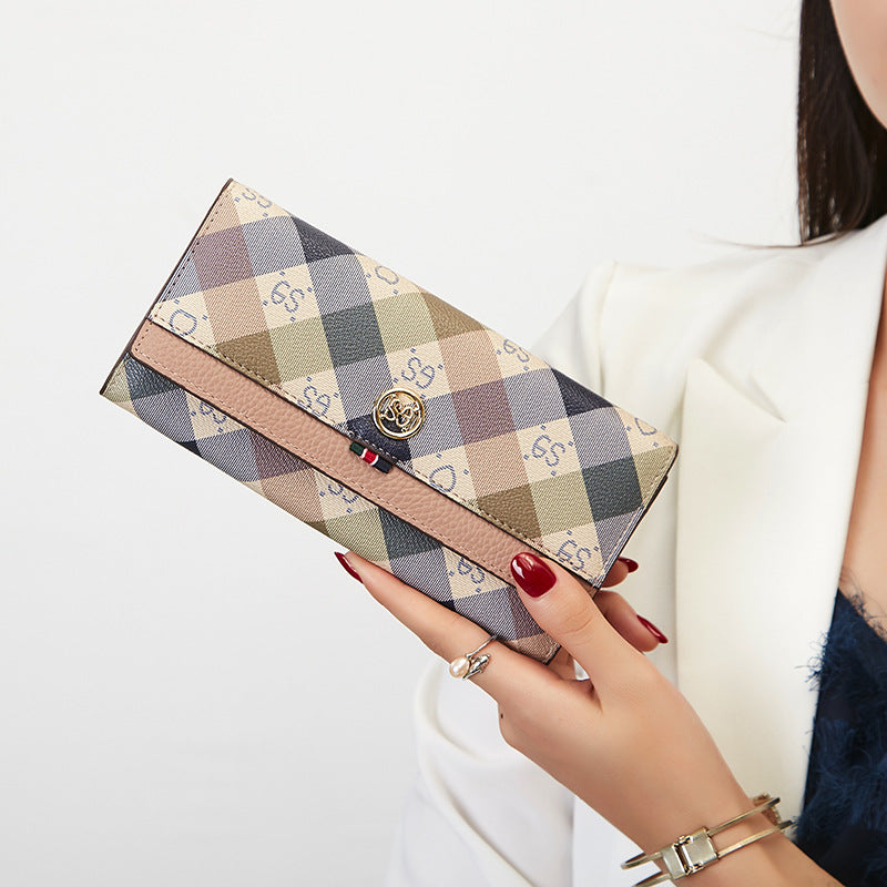 Women's Long Clutch Large Capacity Simple Ladies Wallets