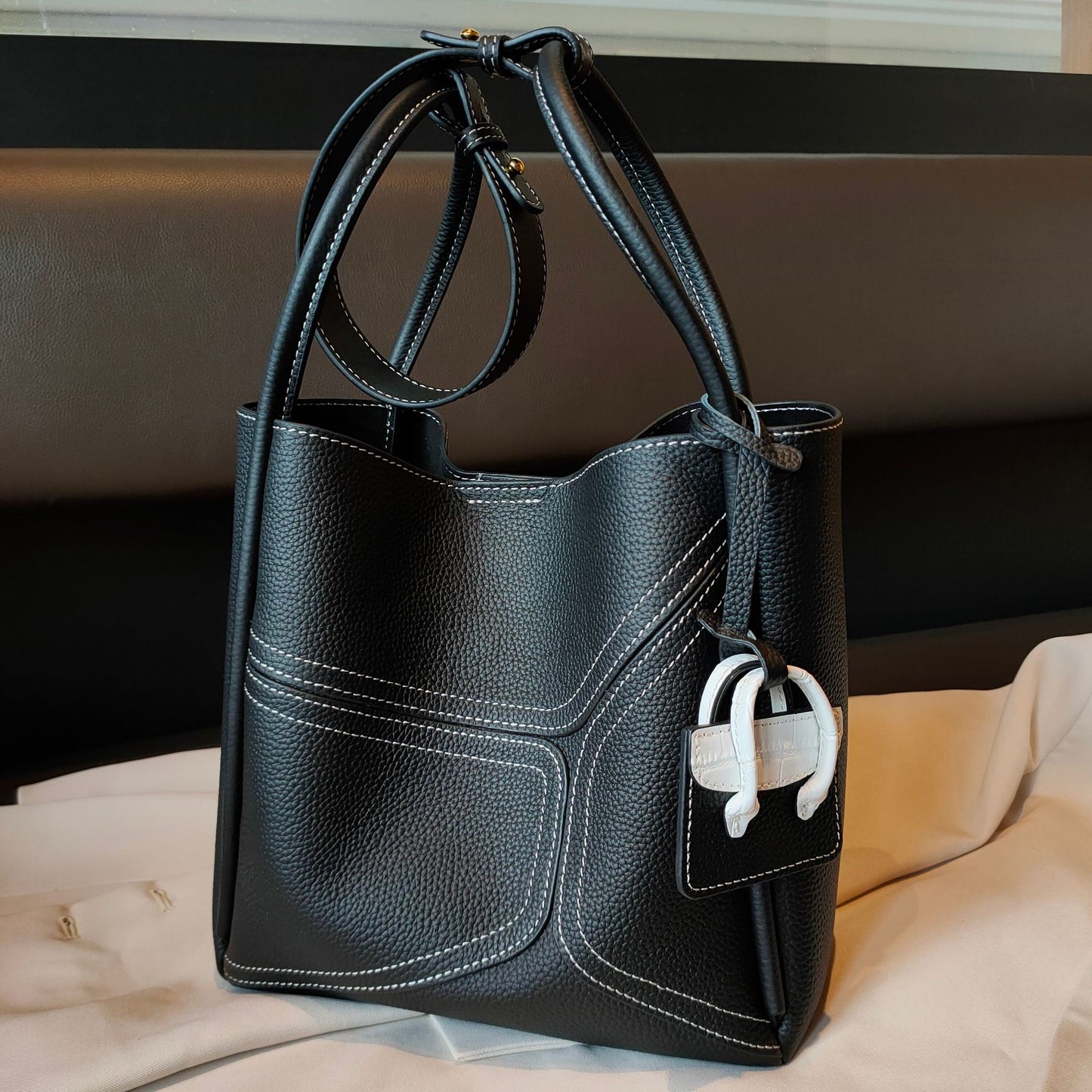 Underarm Leather Large Capacity Totes First Shoulder Bags
