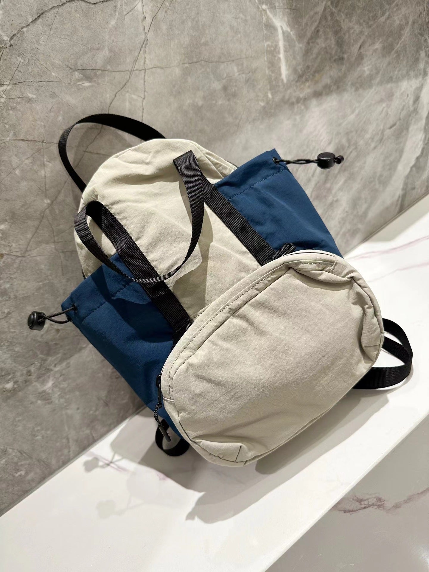 Cool Polo Letter Leisure Three-in-one Mother Backpacks