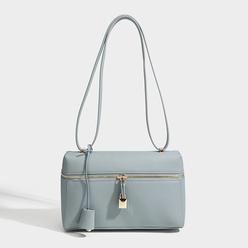Summer Underarm Genuine Leather Lunch Box Original Shoulder Bags