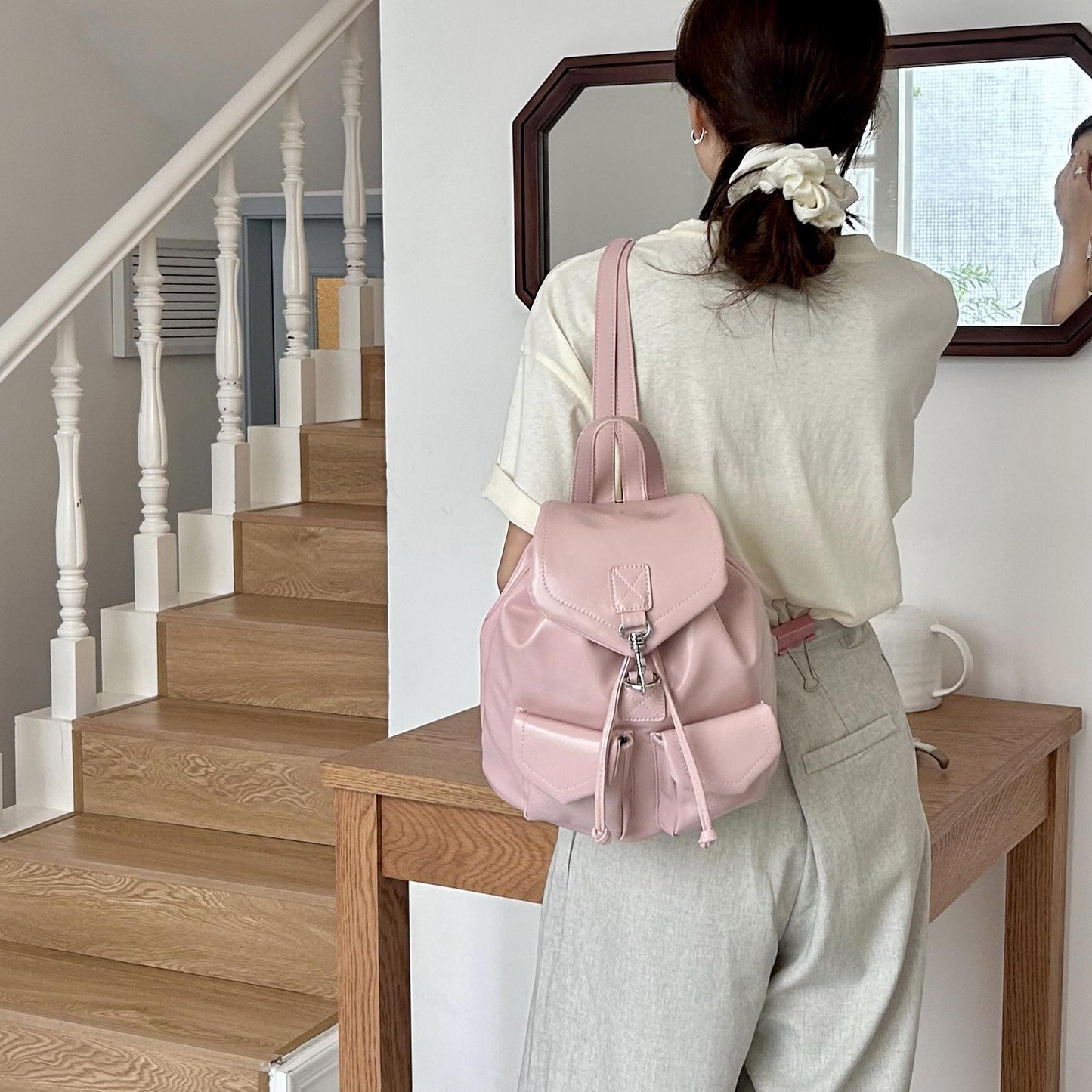 Women's Spring Korean Style Fashion Large Capacity Backpacks