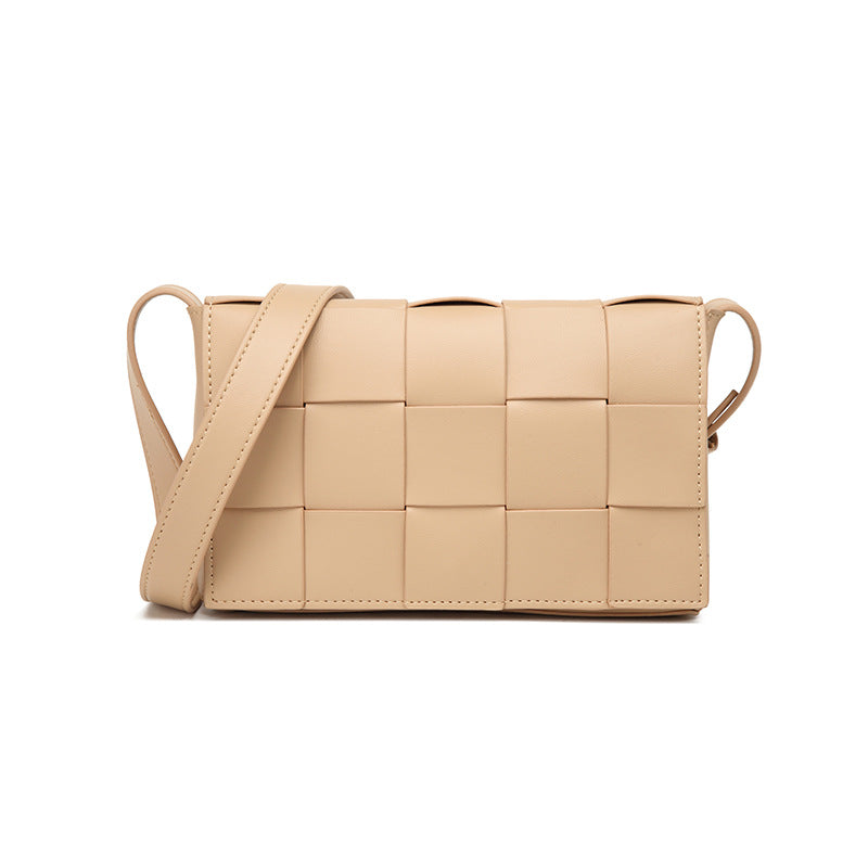 Female Fashion Weaving High Sense Simple Crossbody Bags