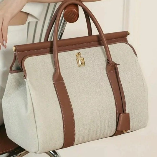 Genuine Leather Large Capacity Commuter Portable Bags