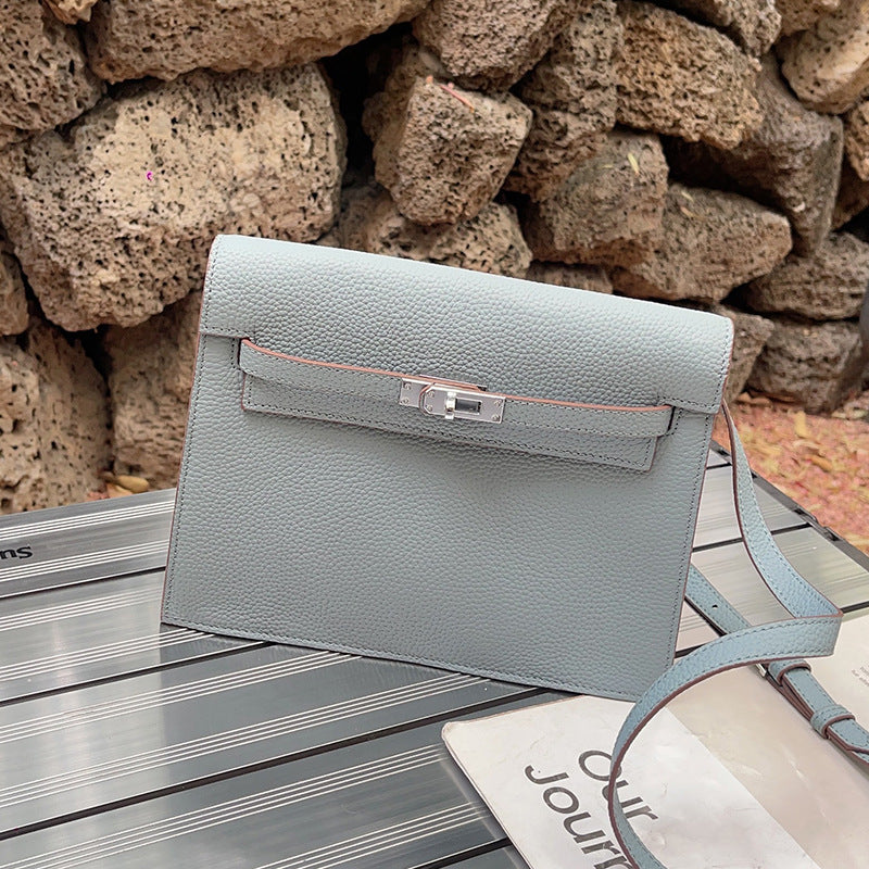 Women's Genuine Leather Kelly Dancing Fashion Strap Crossbody Bags