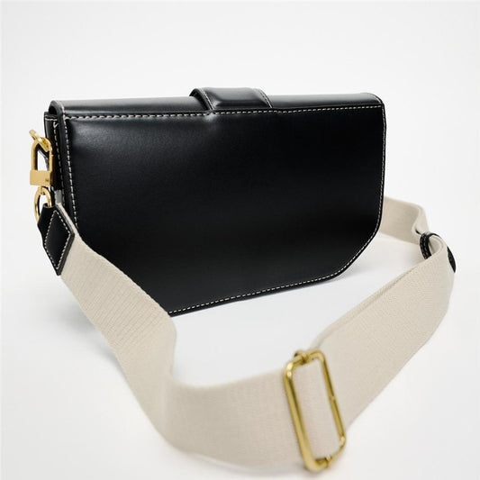 Women's Comfortable Spanish Saddle Simple Flip Crossbody Bags