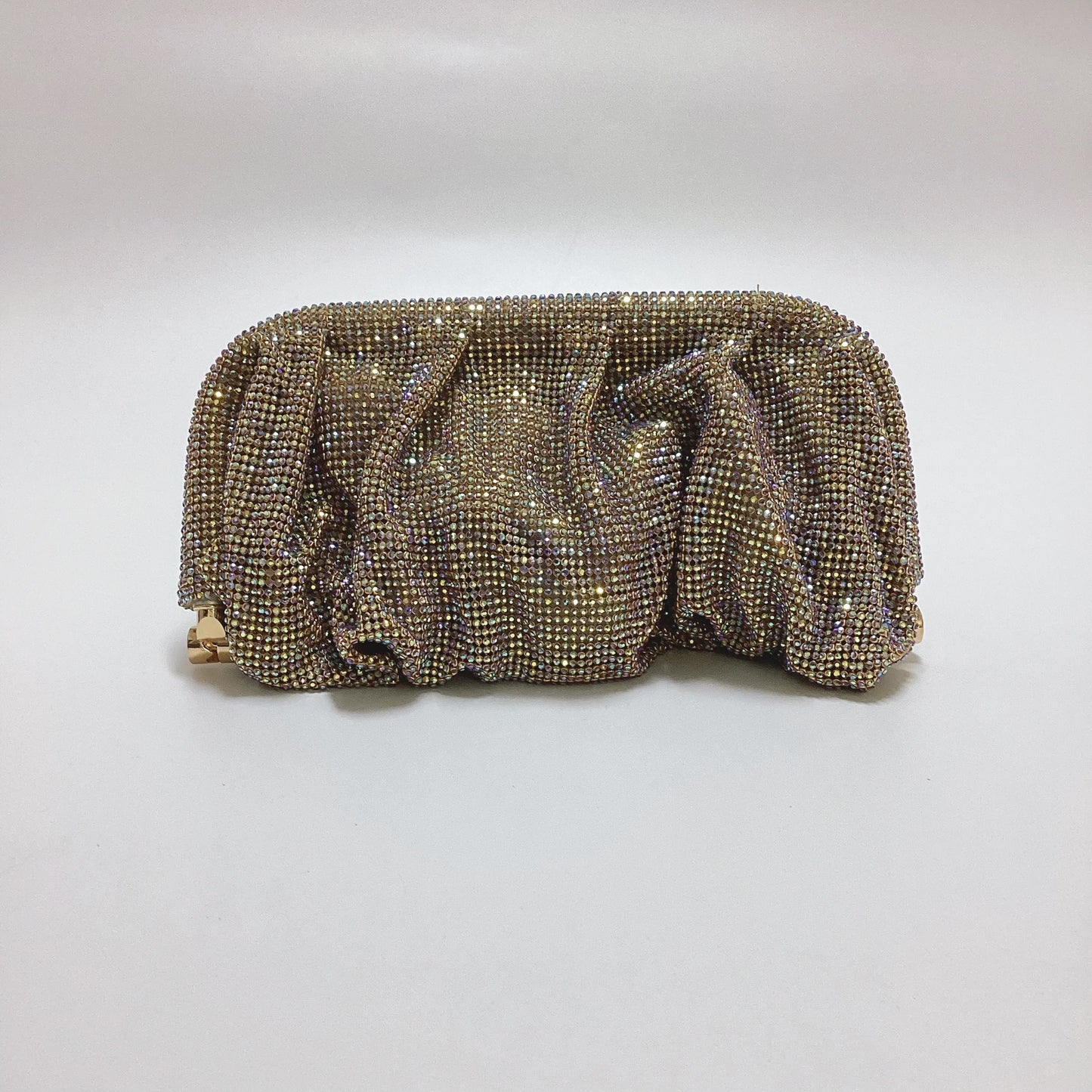Women's Shiny Diamond Cloud Dumpling Dinner Rhinestone Crossbody Bags