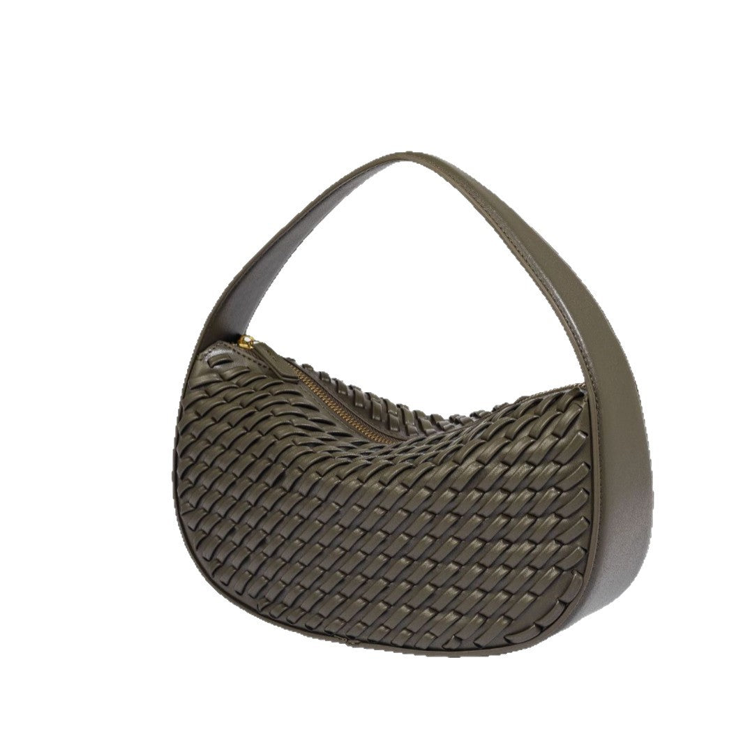Women's Z Home Autumn Green Woven Effect Handbags