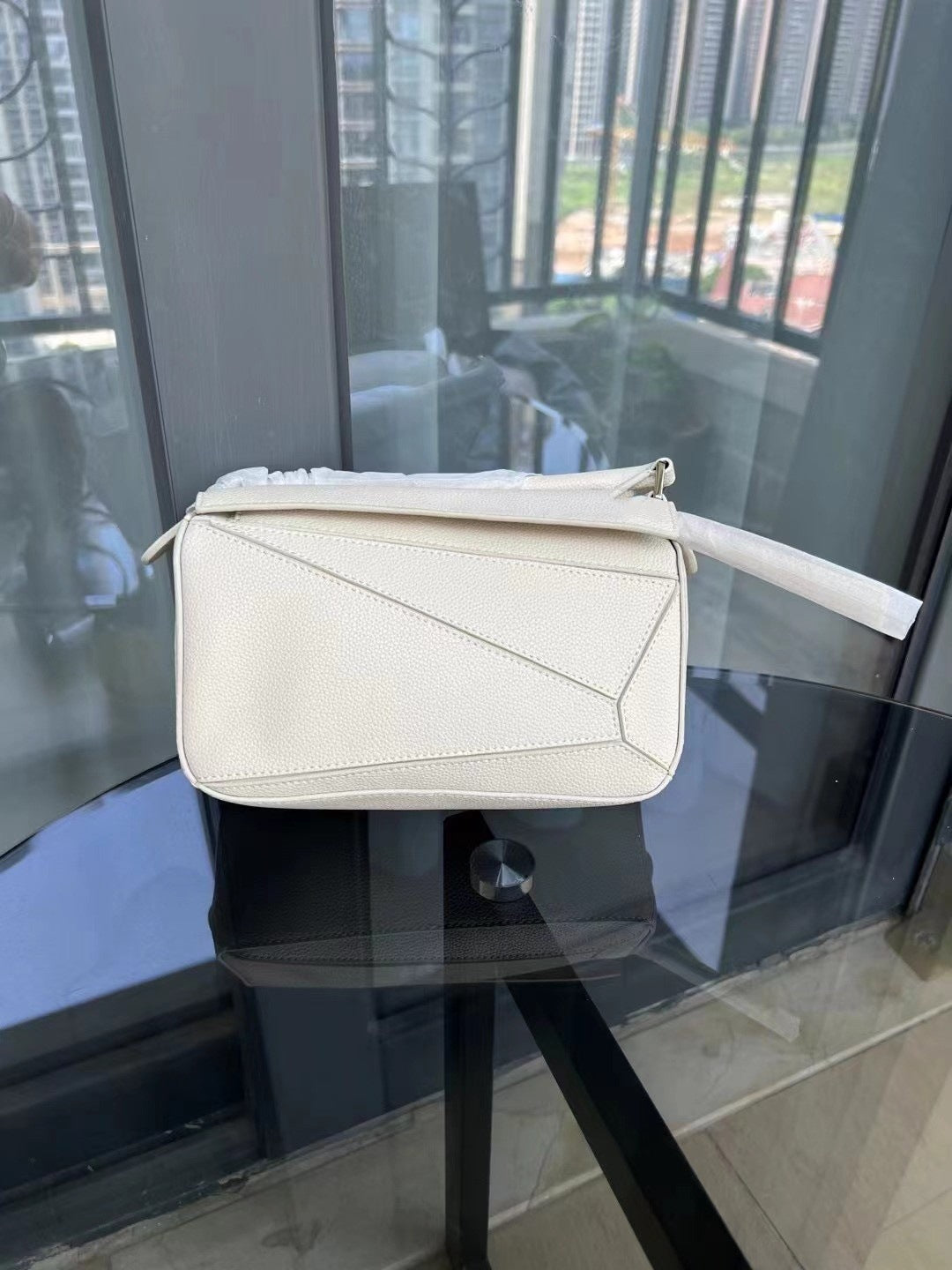 Women's Geometric Lunch Box Color Contrast Patchwork Handbags