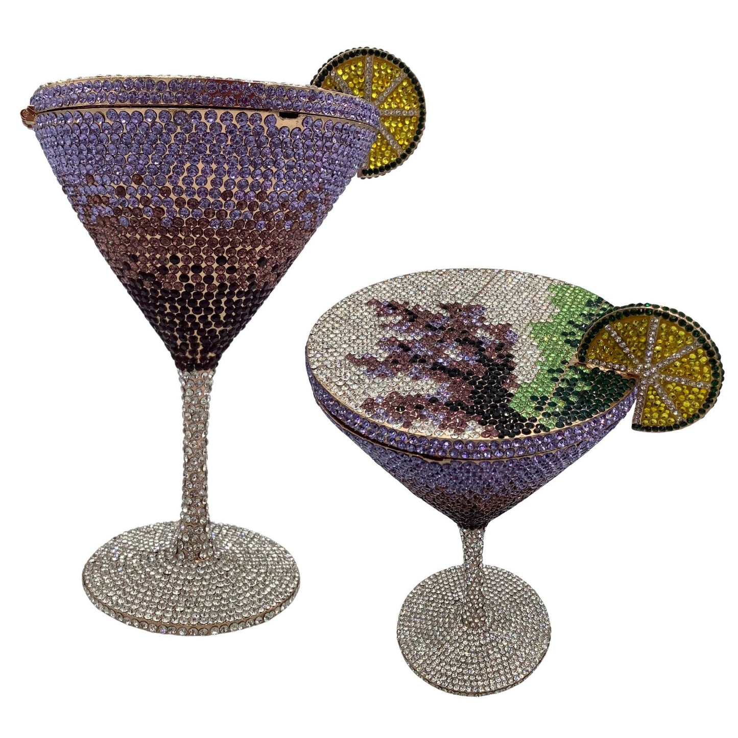 Women's Strictly Selected Cocktail Goblet Diamond Clutch Bags