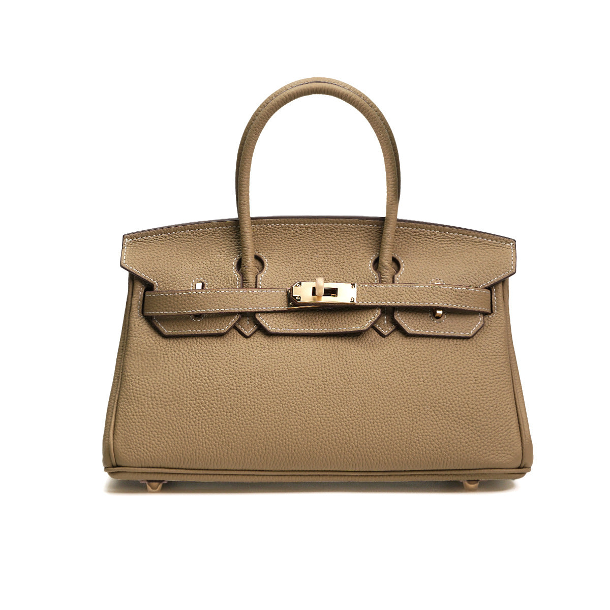 Women's Genuine Cattlehide Leather Surface Portable Horizontal Shoulder Bags