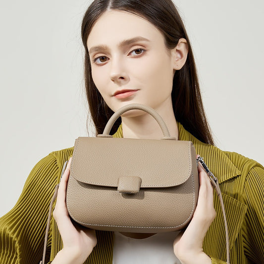 Women's Genuine Leather High-grade Portable First Layer Crossbody Bags