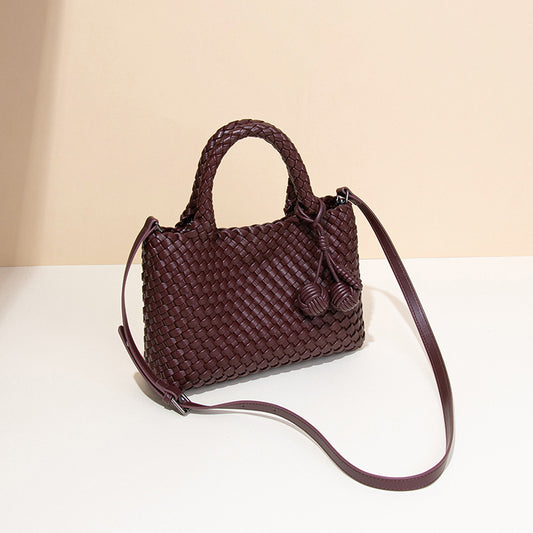 Women's Vintage Weave Vegetable Basket Fashionable Hand Bags