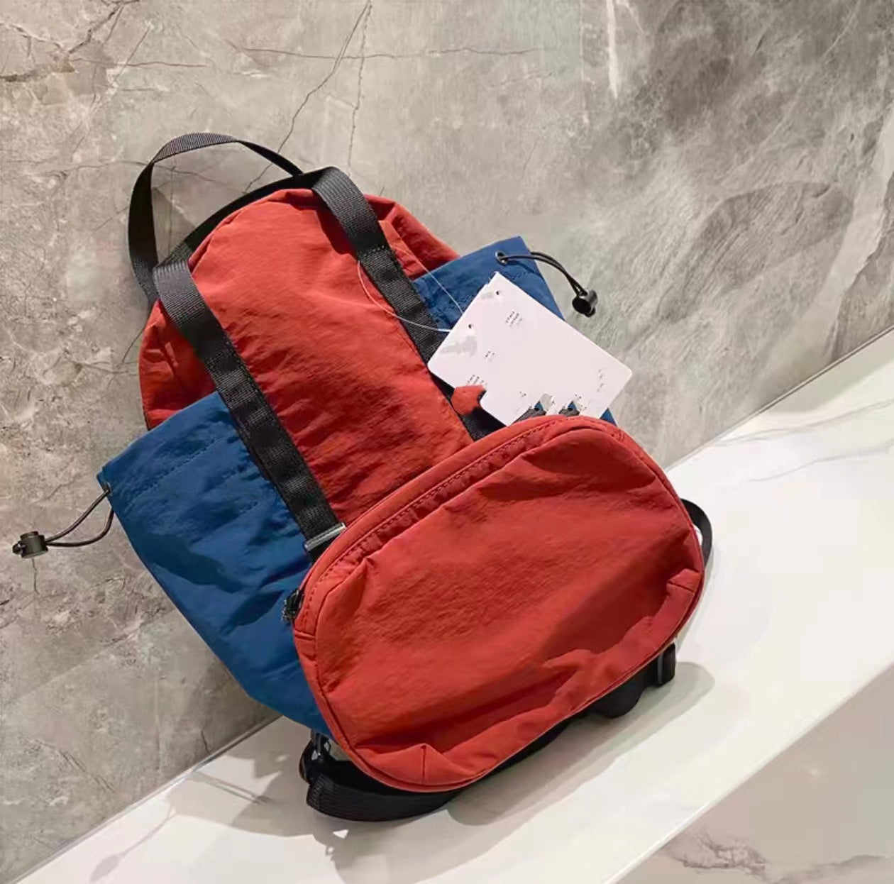 Cool Polo Letter Leisure Three-in-one Mother Backpacks