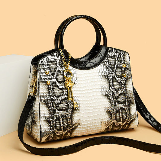 Elegant Genuine Leather Cheongsam Large Capacity Shoulder Bags