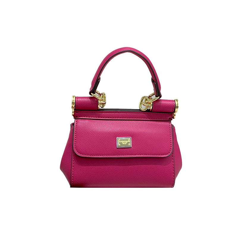 Women's Textured Palm Pattern Cowhide Sicilian Mini Backpacks