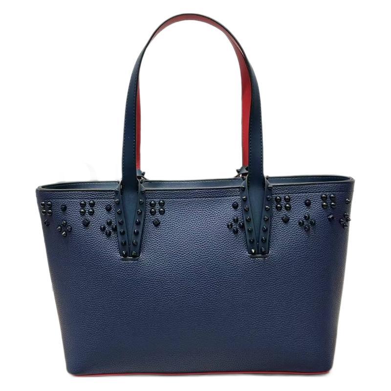 Women's Solid Color Rivet Urban Simple Handmade Handbags