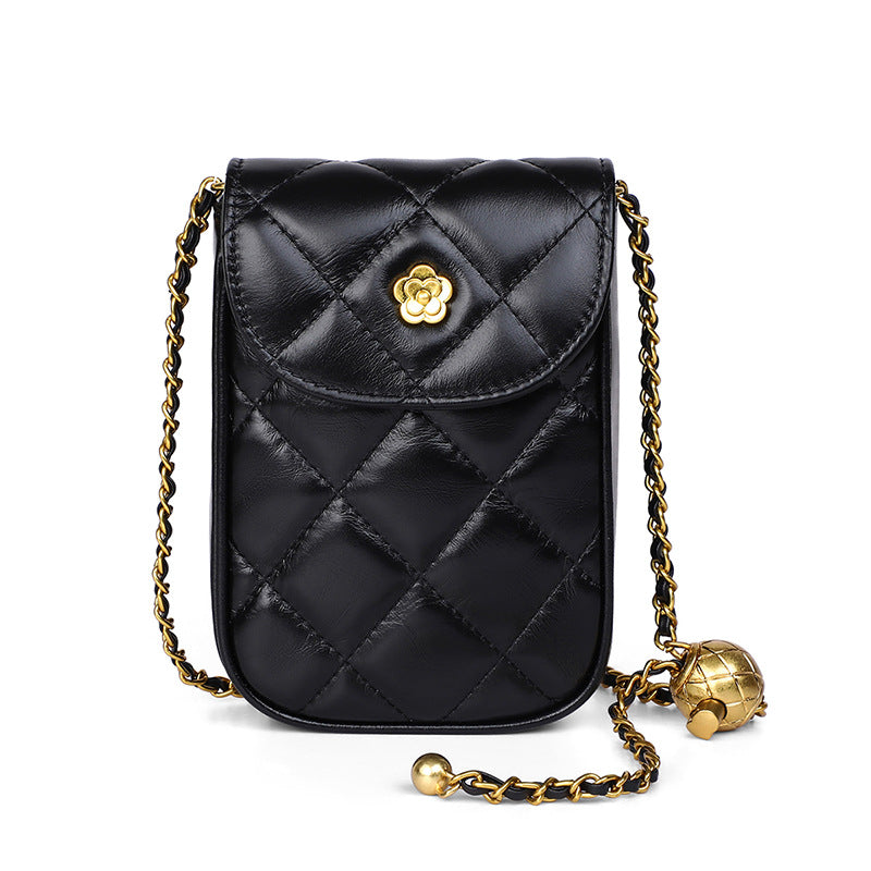 Women's High-grade Light Luxury Chain Mobile Mini Luggage