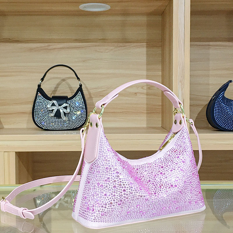 Women's Entry Lux Rhinestone High Sense Bags