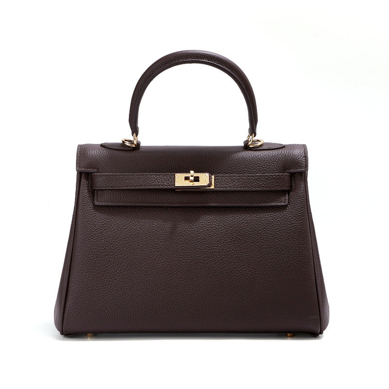 Gold Sier Second Generation Kelly Genuine Leather Fashion High-grade Handbags