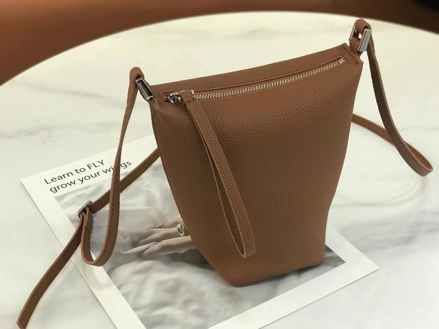 High Texture Top Layer Leather Fashion Crossbody Bags