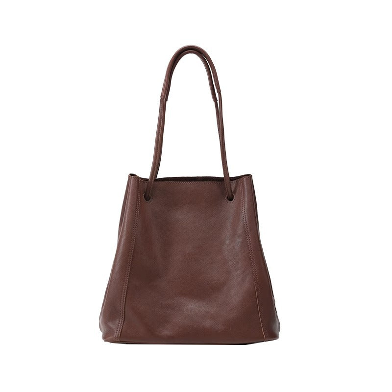 Leather Niche Retro Commuter Large Capacity Armpit Bags