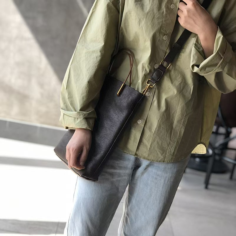 Women's Cowhide Simple Fashion Genuine Leather Shoulder Bags