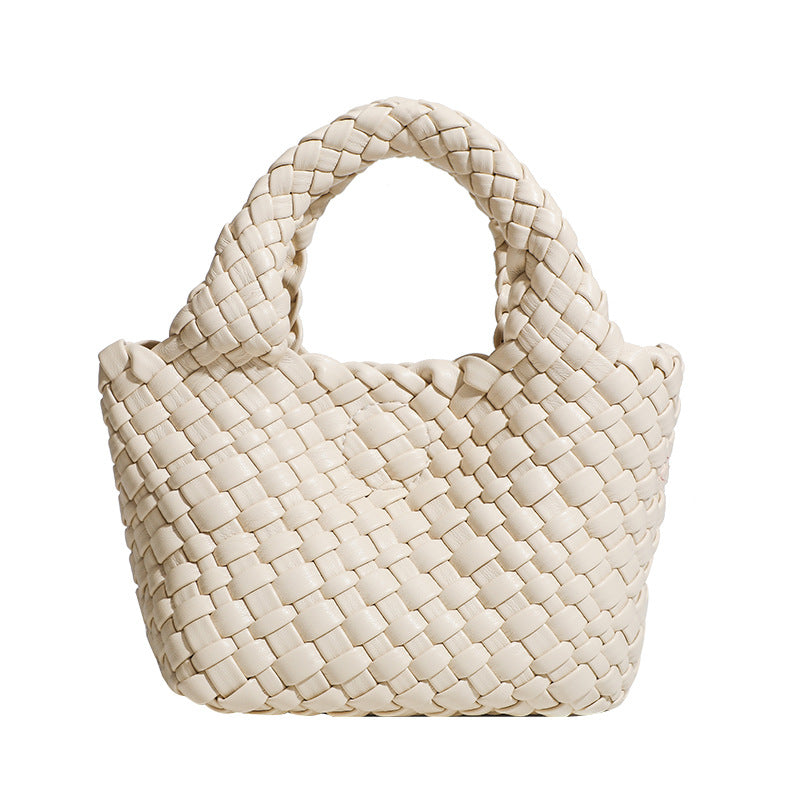 Design Hand-woven Single Vegetable Basket Daily Handbags