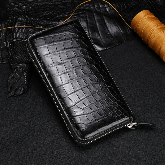 Men's Thailand Siamese Crocodile Fish Skin Genuine Men's Wallets