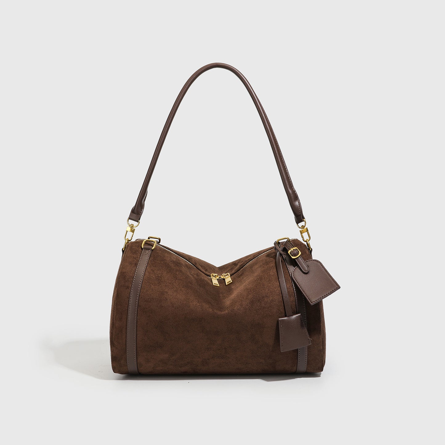 Suede Frosted Boston Large Capacity Commuter Bags