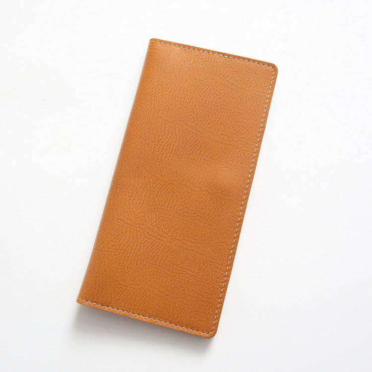 Men's Retro Leather Long First Layer Cowhide Simple Crazy Horse Men's Wallets