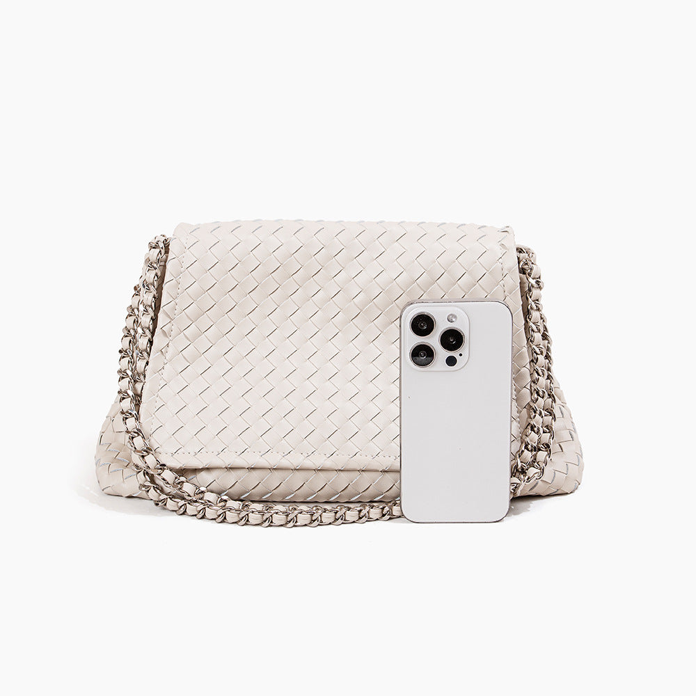 Women's Fashion Genuine Leather Light Luxury Chain Bags