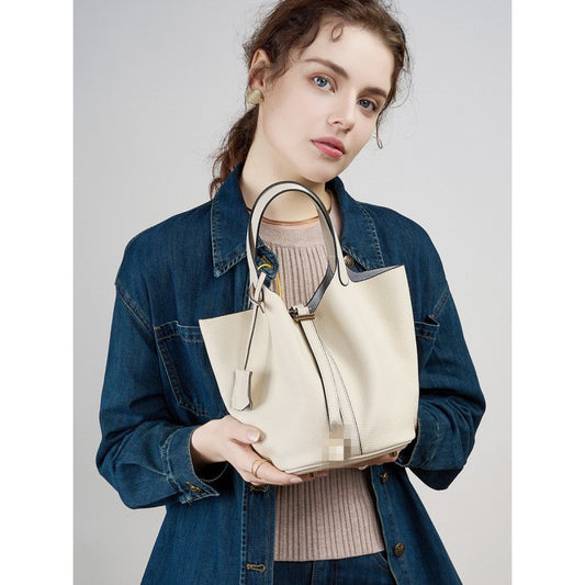 Women's Basket Genuine Leather Mummy Bridal Wedding Handbags