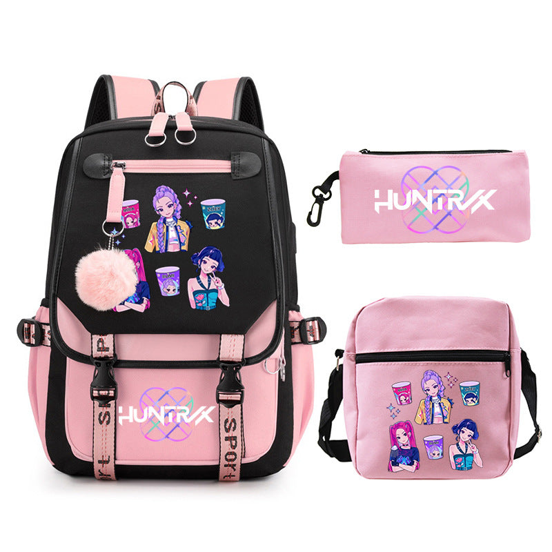Elegant Children's Merchandise Printed Fashion Pencil Backpacks
