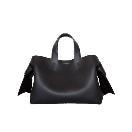 Women's Swedish Niche Bow Simple Fashion Genuine Shoulder Bags
