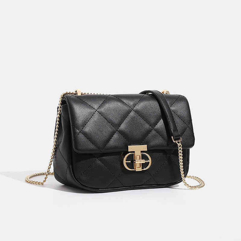 Classic Women's Genuine Leather Commuter Rhombus Handbags