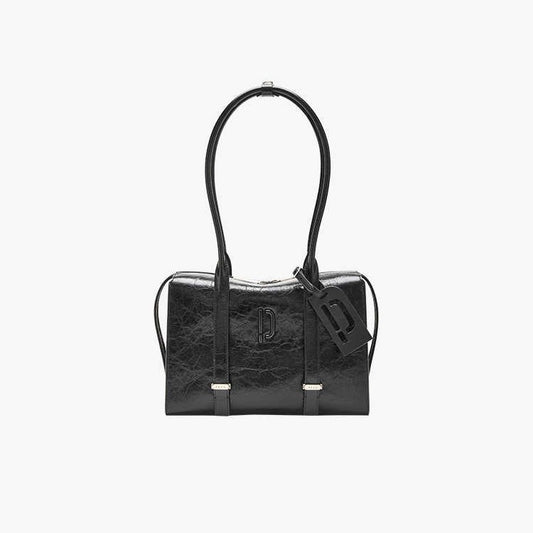 Women's Summer Boarding Long Portable Oil Wax Leather Retro Shoulder Bags