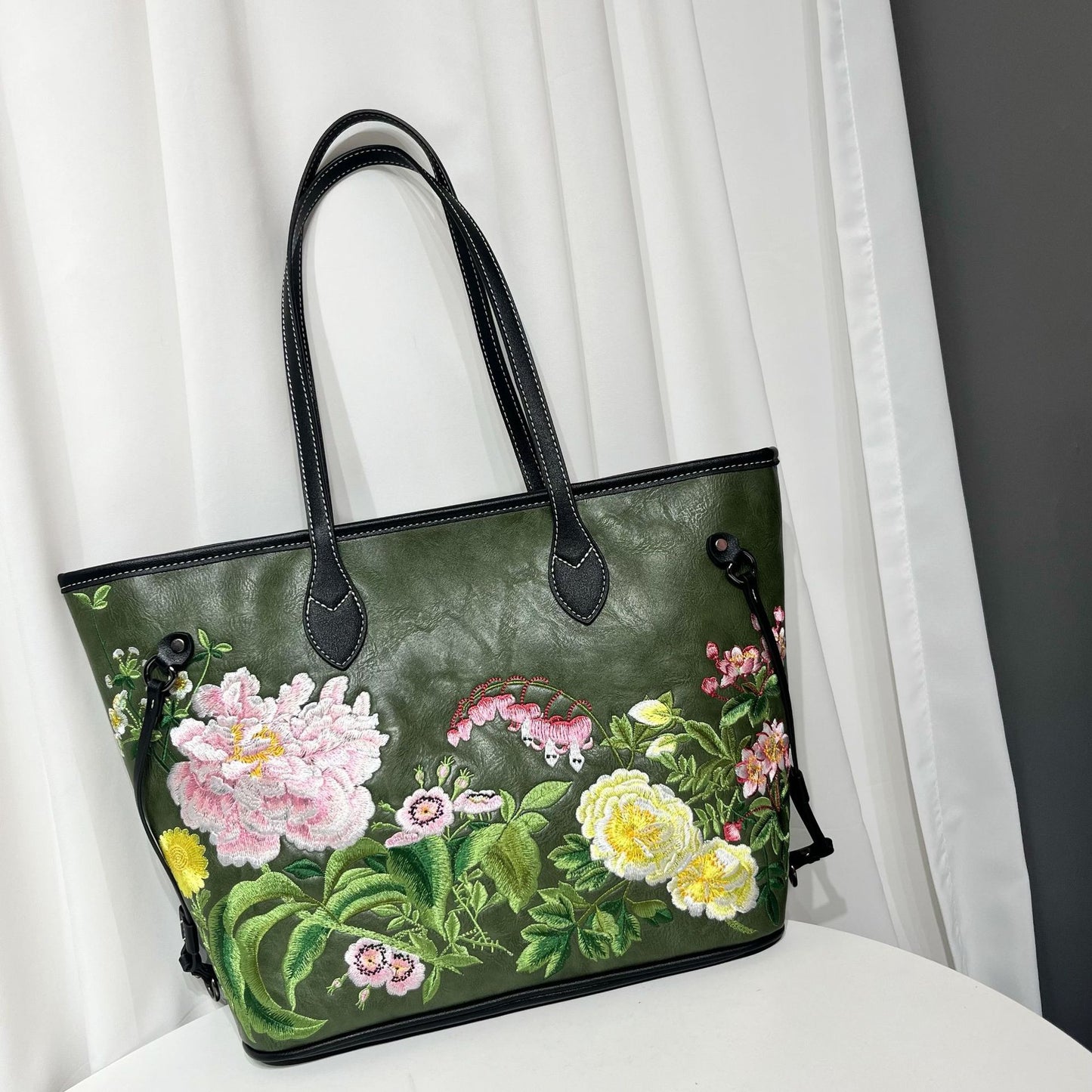 Printed Ethnic Style Textured Cheongsam Chinese Handbags