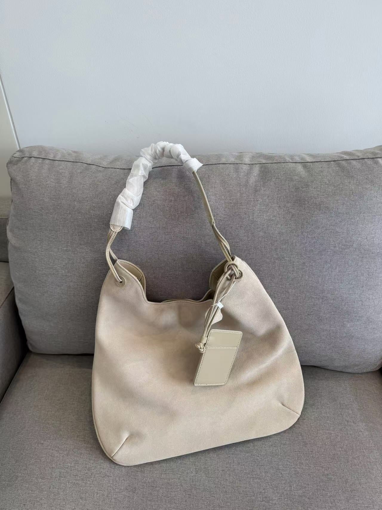 Classy Pretty Capacity Frosted Cowhide Leather Shoulder Bags