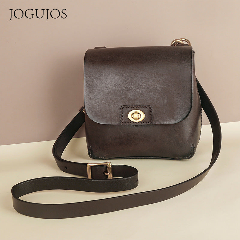 Women's Design Mobile Retro Genuine Leather Shoulder Bags